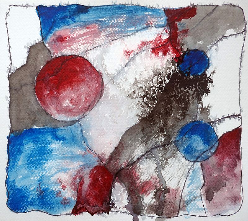 Zonder titel, aquarel, 21x24cm, maart 2024 (24.12), uit een serie van 3.