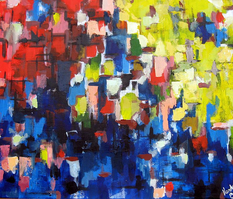 ZT. Acryl op canvas, 50x60cm, 2011 (11.14), geschonken.