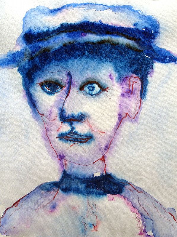 Portret. Aquarel, 32x24cm, 2013 (13.15).