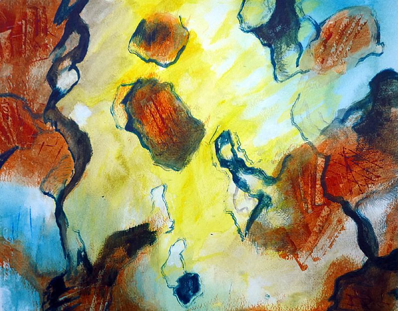 Rob van den Boom_ Zonder titel, acryl op papier, 32,5x40cm, april 2026 (26.17)